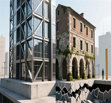 مقایسه روش های ساخت و تأثیر آنها بر استحکام بنا مقاومت و ایمنی ساختمان